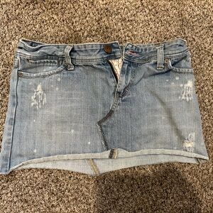 American eagle jean skirt